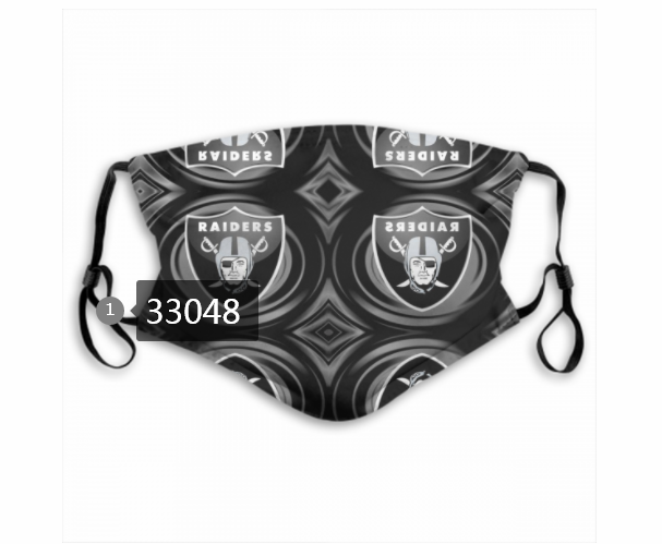 New 2021 NFL Oakland Raiders #57 Dust mask with filter